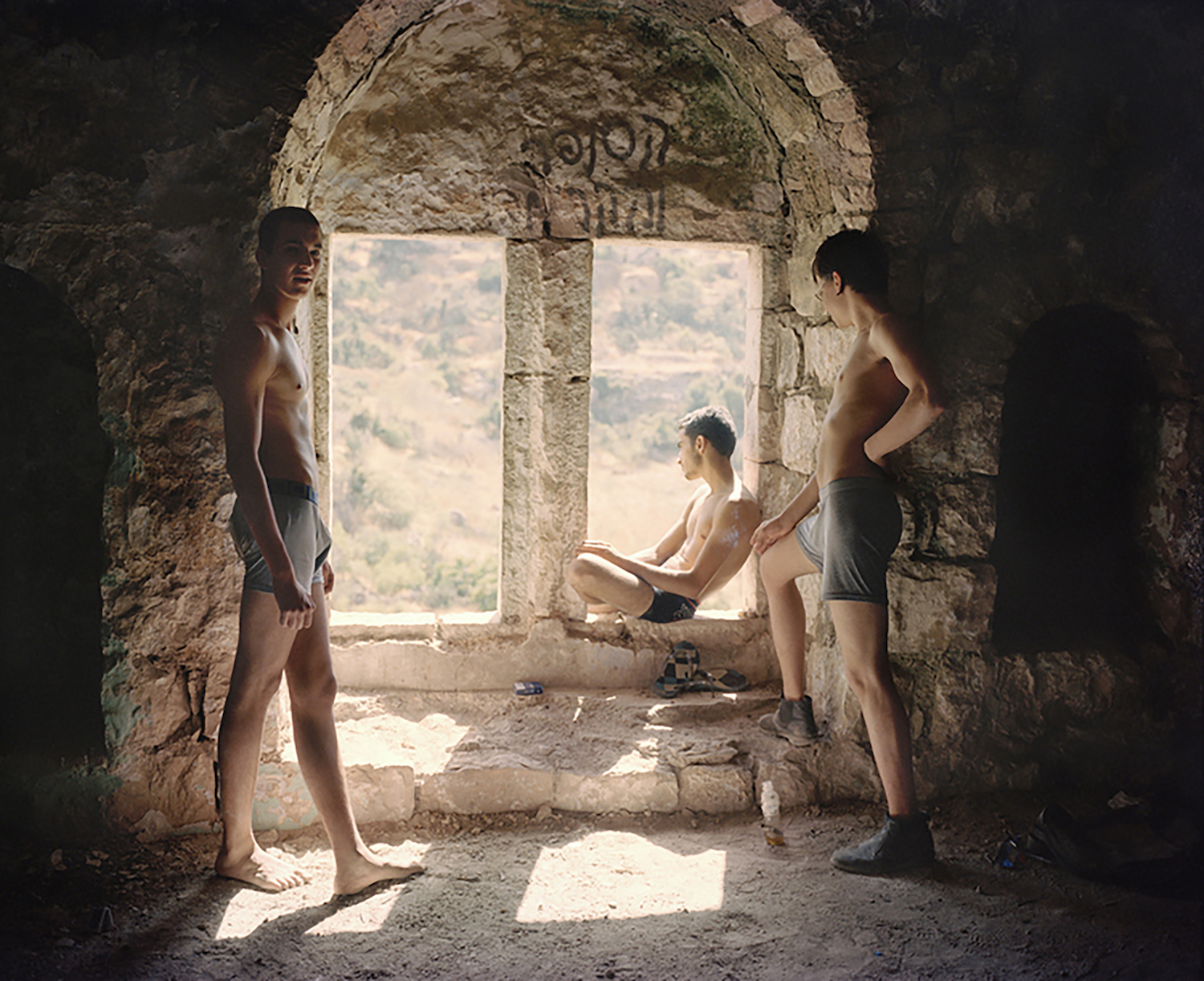 Boys, Lifta, Israel 2014 © Vittoria Mentasti, courtesy Viasaterna