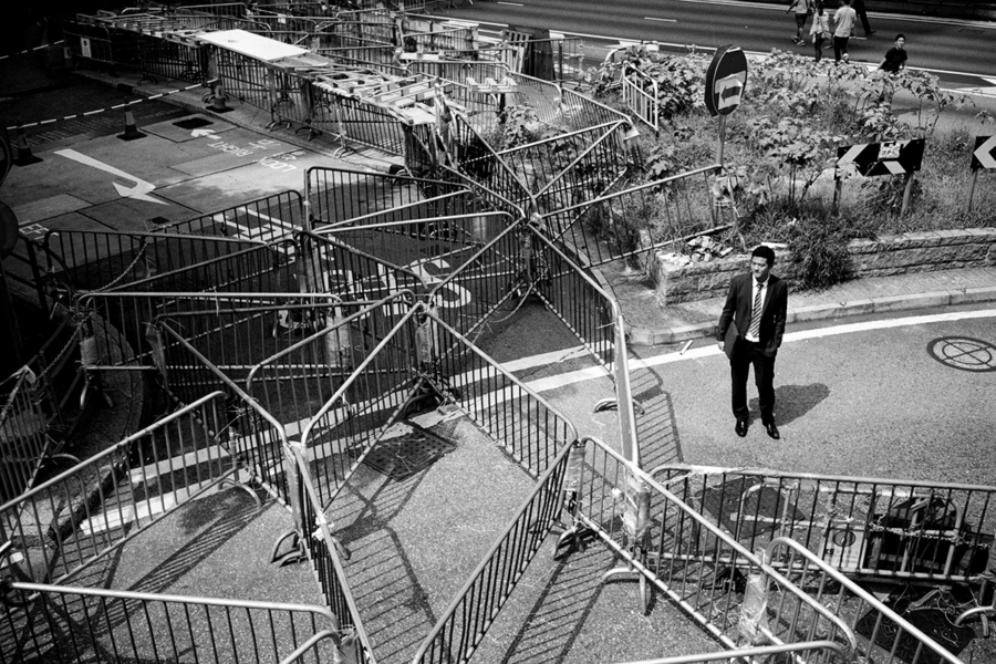 Lele Saveri, Hong Kong Barricades, 2014_08 © Lele Saveri